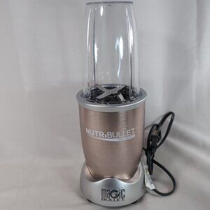 Magic Bullet Nutribullet 900 Series Rose Gold Pink Metal Blender NB-201 Cup Blad